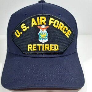U.S. Air Force Retired Embroidered Patch Hat